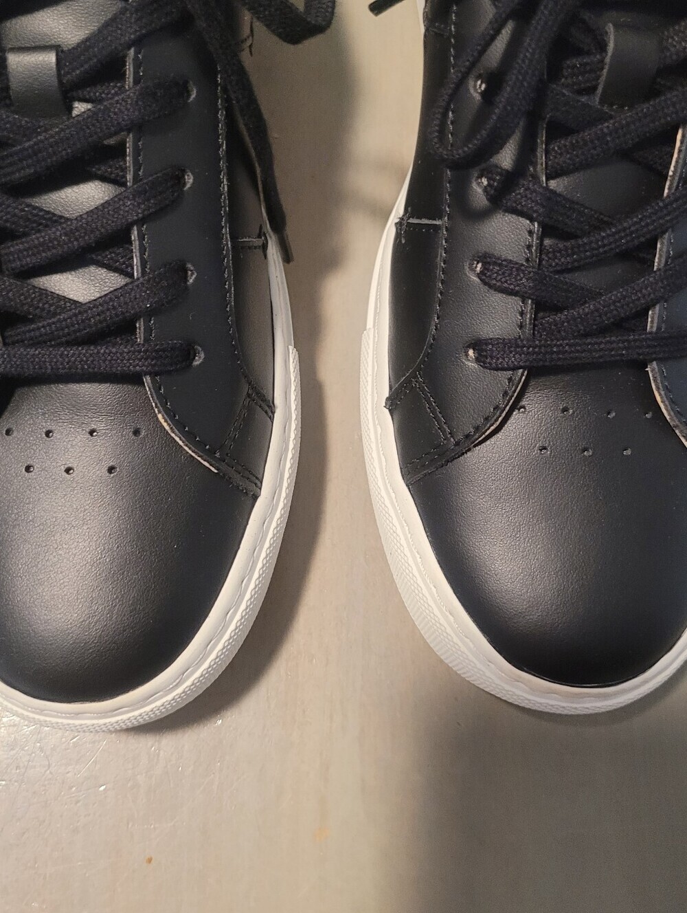 GREATS Royale 2.0 Women's US 10 EU 40 Black Leather Low Top Sneakers Made in Por - Picture 6 of 12